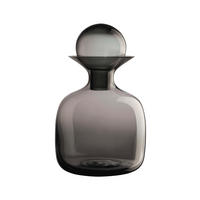 KARAFFE 1,5 L    - Grau, Design, Glas (14,5/18,5cm) - ASA