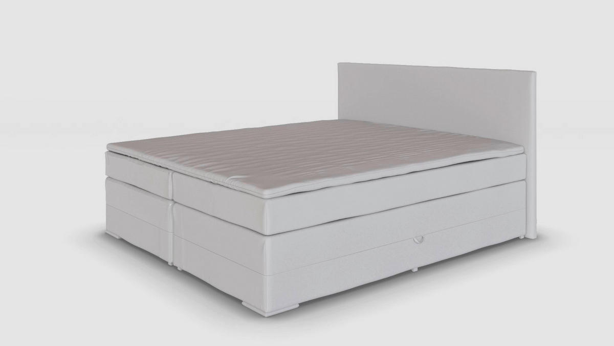 BOXBETT 180/200 cm  in Beige  - Beige/Schwarz, Basics, Holz/Textil (180/200cm) - Boxxx