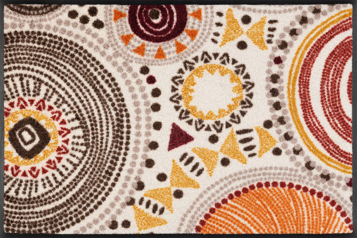 FUßMATTE 50/75 cm  - Multicolor/Naturfarben, Basics, Kunststoff/Textil (50/75cm) - wash+dry