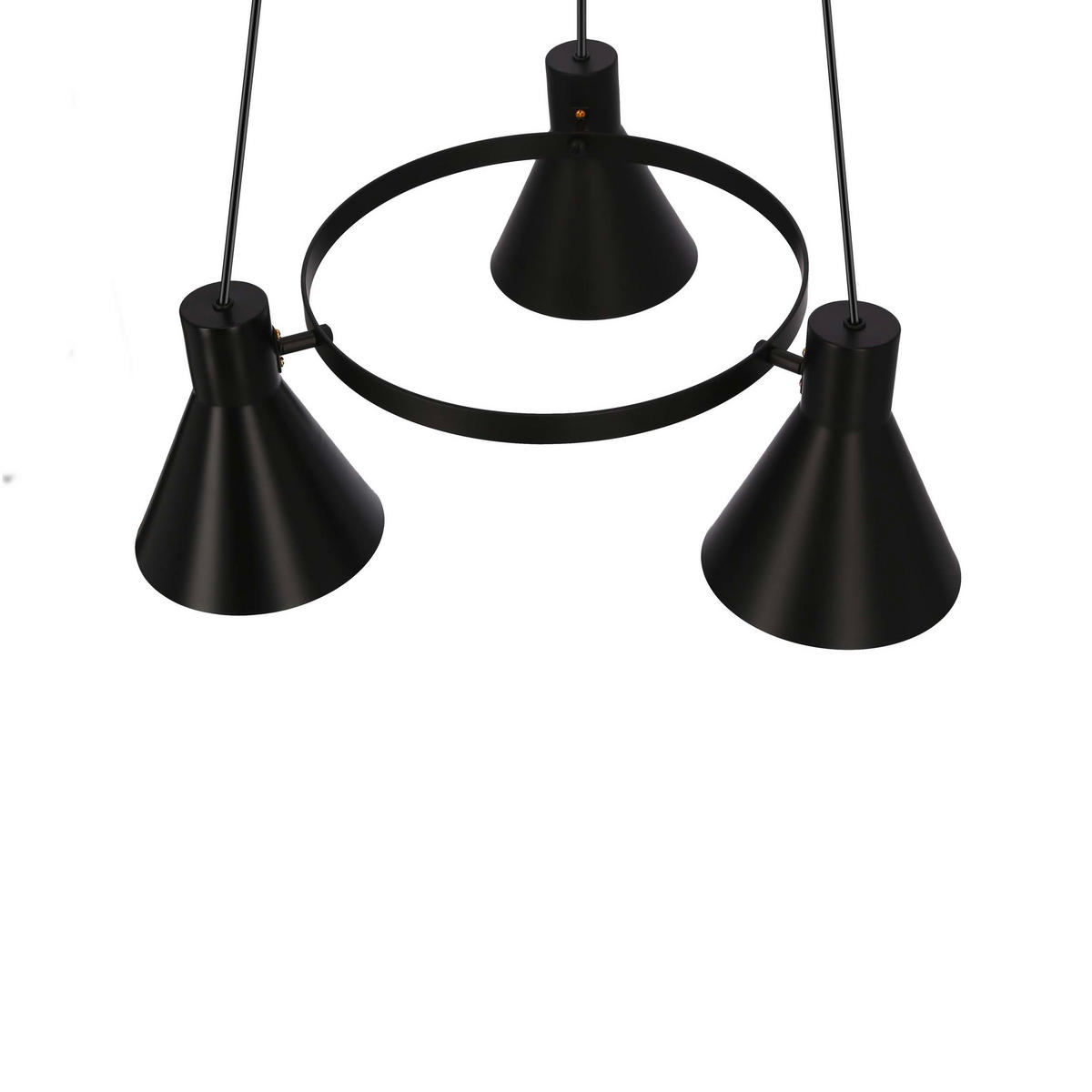 PENDELLAMPA More 55/55/100 cm  - svart/guldfärgad, Design, metall (55/55/100cm)