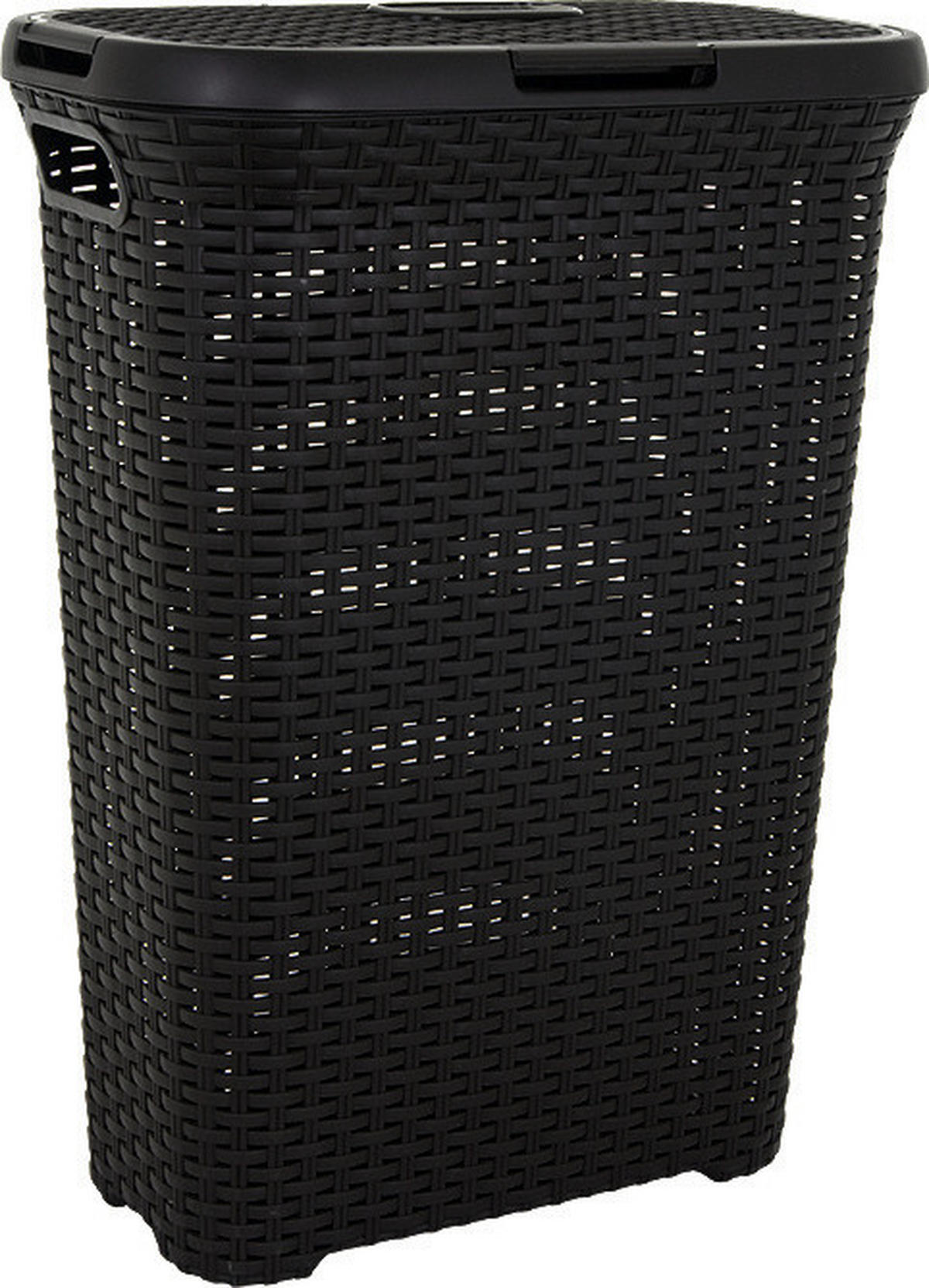 KOŠ NA PRÁDLO, hnědá - hnědá, Basics, plast (44.7/61.5/26.5cm)