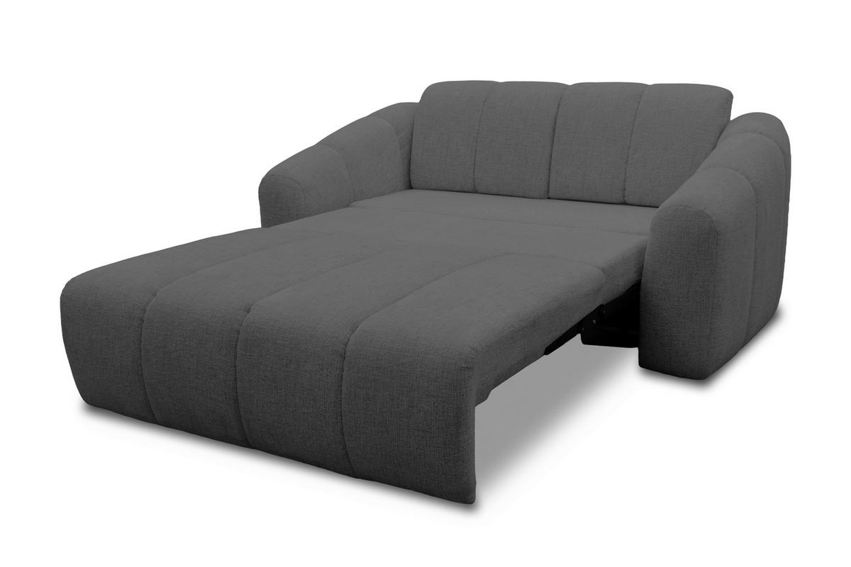 SCHLAFSOFA Chenille Grau  - Beige/Schwarz, MODERN, Kunststoff/Textil (192/85/110cm) - Livetastic
