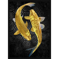 KUNSTDRUCK Landschaft & Natur, Tiere, Ethno 80/110 cm  - Multicolor/Schwarz, LIFESTYLE, Glas/Holzwerkstoff (80/110cm) - Monee