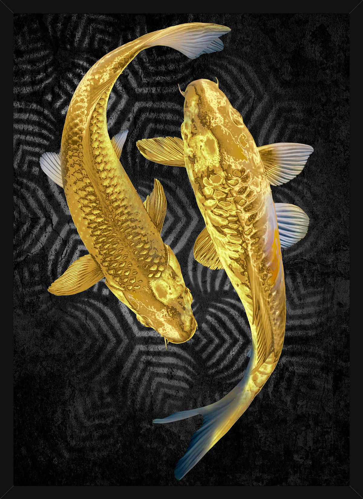 KUNSTDRUCK Landschaft & Natur, Tiere, Ethno 80/110 cm  - Multicolor/Schwarz, LIFESTYLE, Glas/Holzwerkstoff (80/110cm) - Monee