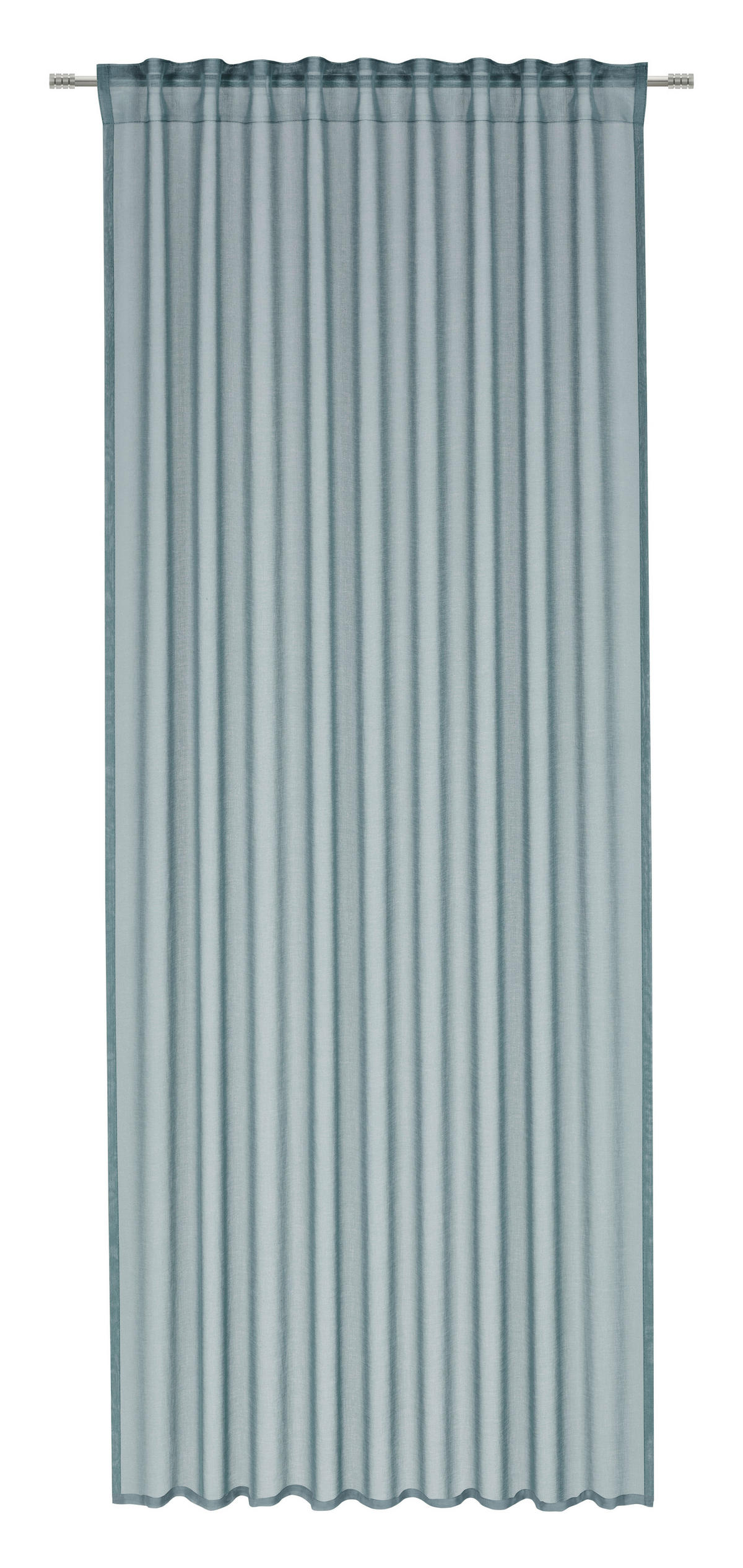 DRAPERIE CONFECȚIONATĂ transparent  - albastru, Basics, textil (140/245cm) - Boxxx