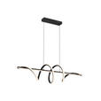 LED-HÄNGELEUCHTE 101/25/150 cm  - Schwarz, Design, Kunststoff/Metall (101/25/150cm) - Novel
