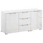 SIDEBOARD 120/61/42 cm  - Klar/Silberfarben, Design, Glas/Holzwerkstoff (120/61/42cm) - Novel