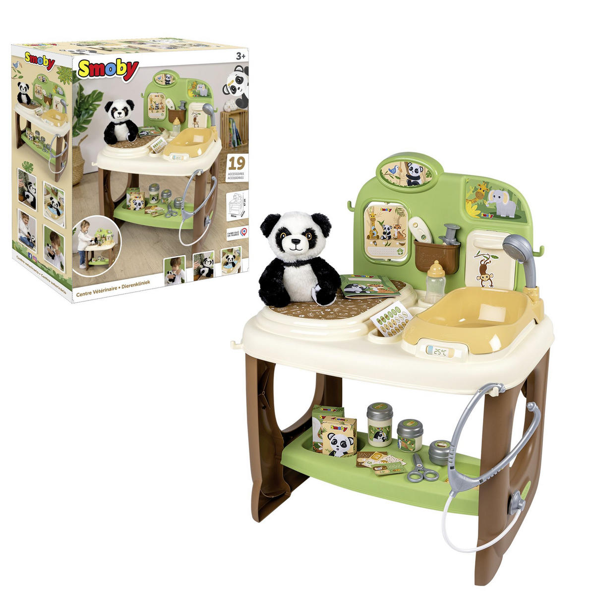 TIERSET - Multicolor, Basics, Kunststoff (19,80/59,40/49,60cm) - SMOBY