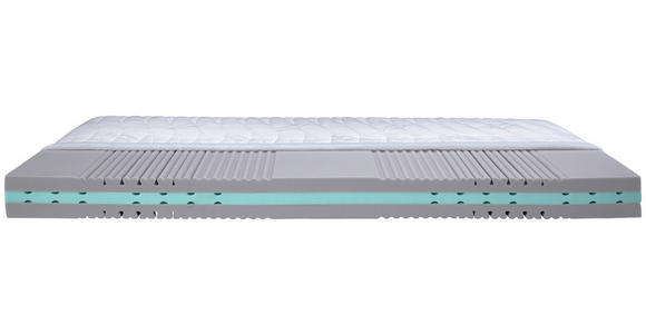 KALTSCHAUMMATRATZE 90/200 cm Höhe ca. 21 cm  - Weiß, Basics, Textil (90/200cm) - Novel