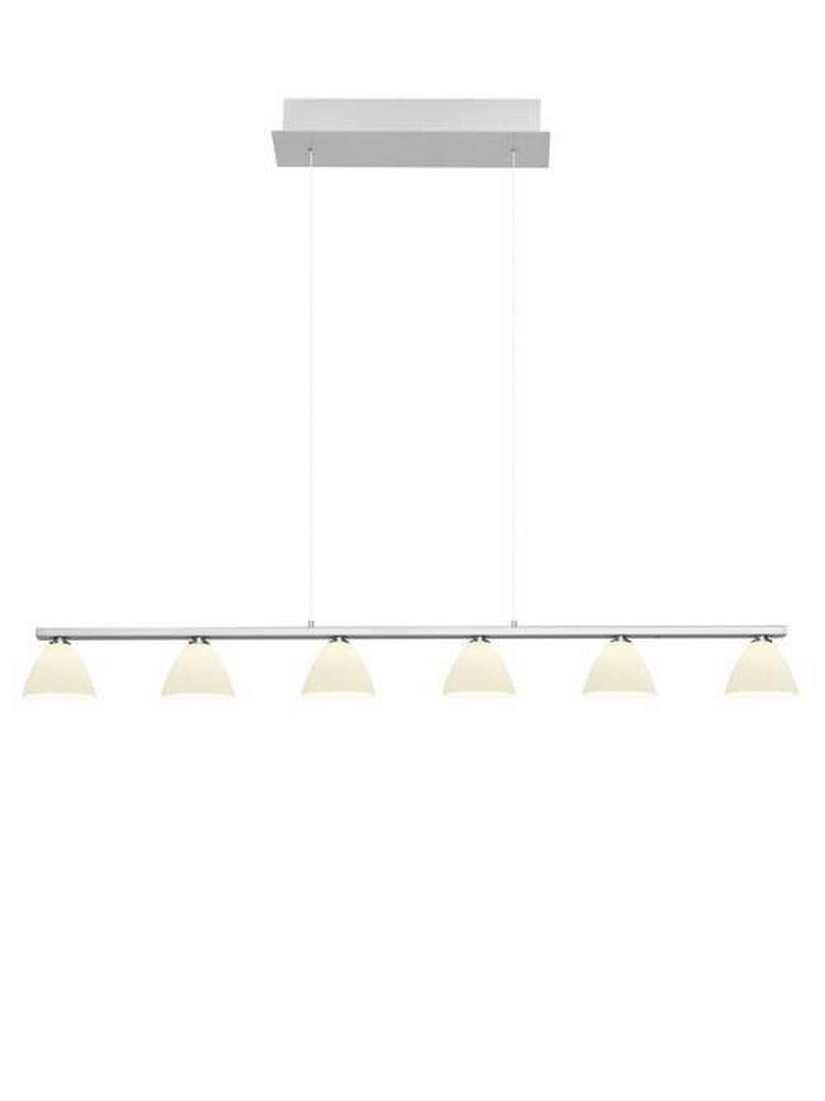 LED-HÄNGELEUCHTE 114/10/150 cm  - Nickelfarben, KONVENTIONELL, Metall (114/10/150cm) - Hell