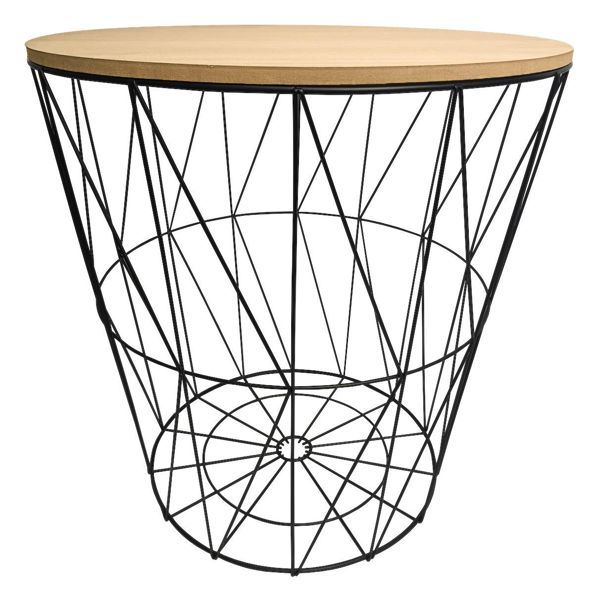 Beistelltisch Mit Abnehmbarer Tischplatte Tom Natur/metall