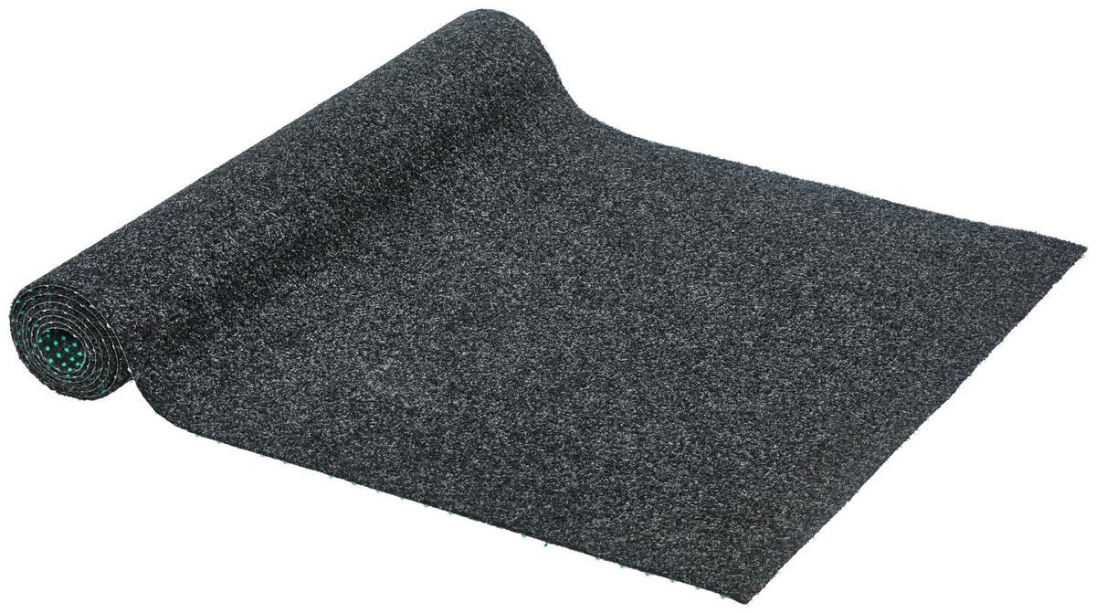 TEPPICHBODEN per  m² - Anthrazit, KONVENTIONELL, Kunststoff (200cm) - Ambia Garden