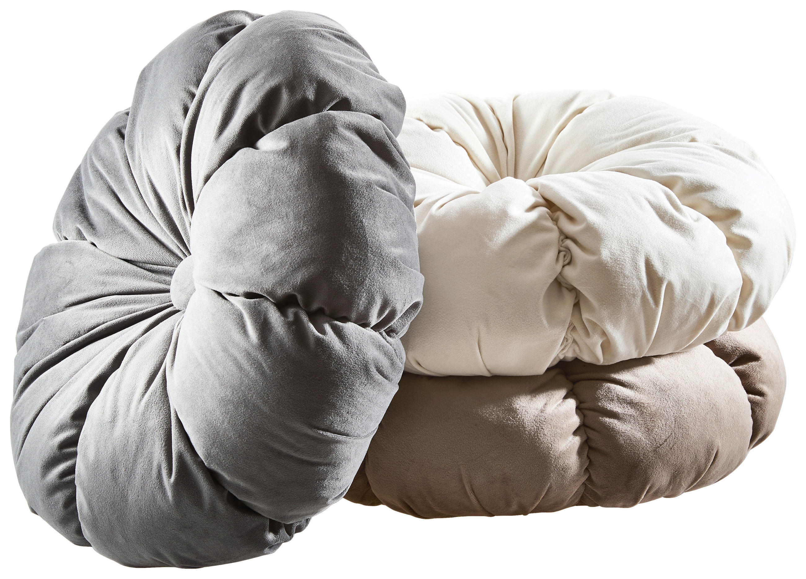 ZIERKISSEN 40 cm  - Weiß, Textil (40cm) - Novel