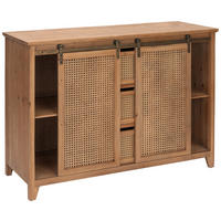 KOMODA, naravne barve  - naravne barve, Trendi, les (120/86/40cm) - Livetastic