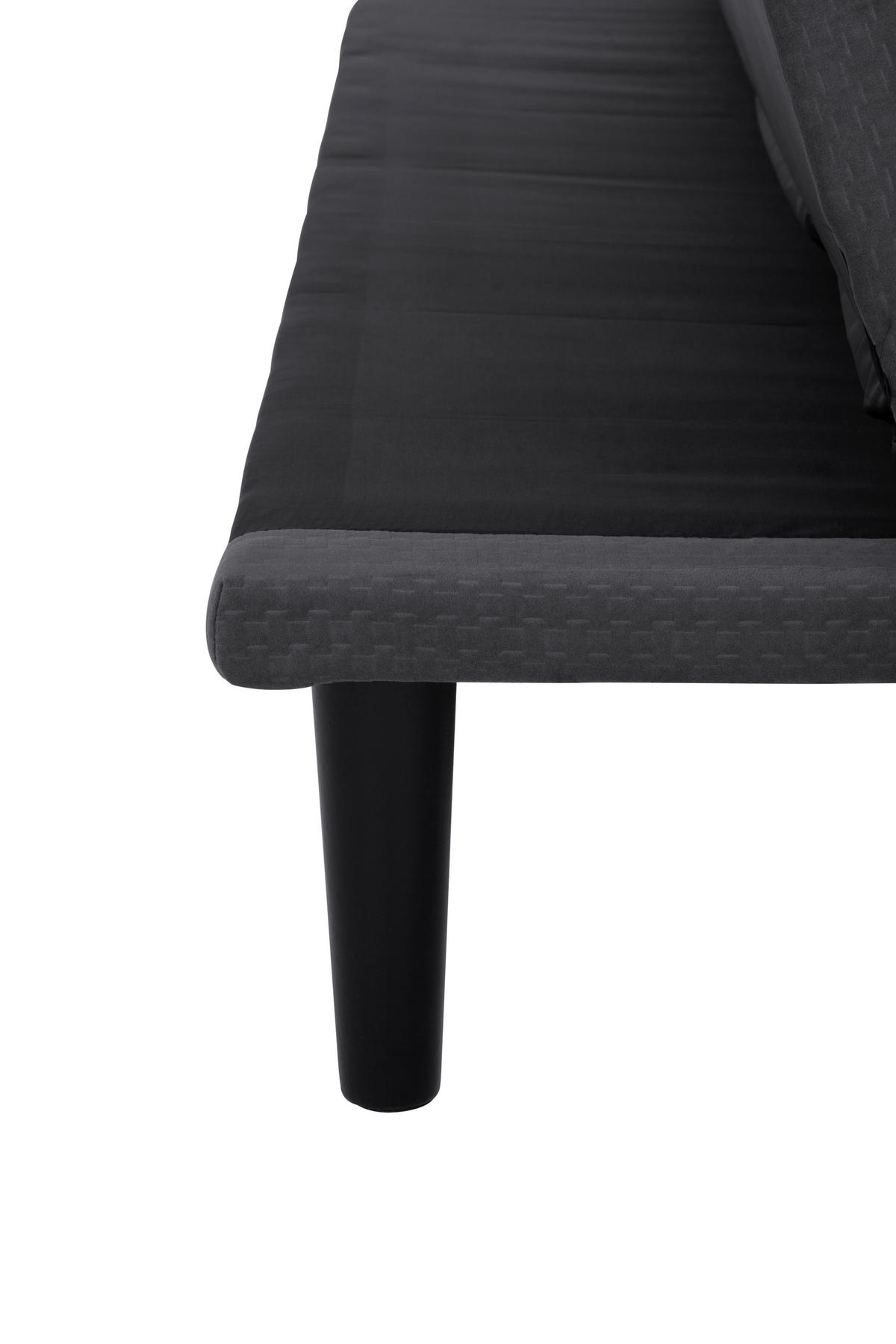 JUGEND- UND KINDERSOFA Flanell Dunkelgrau  - Dunkelgrau/Schwarz, MODERN, Holz/Textil (180/81/93cm) - P & B