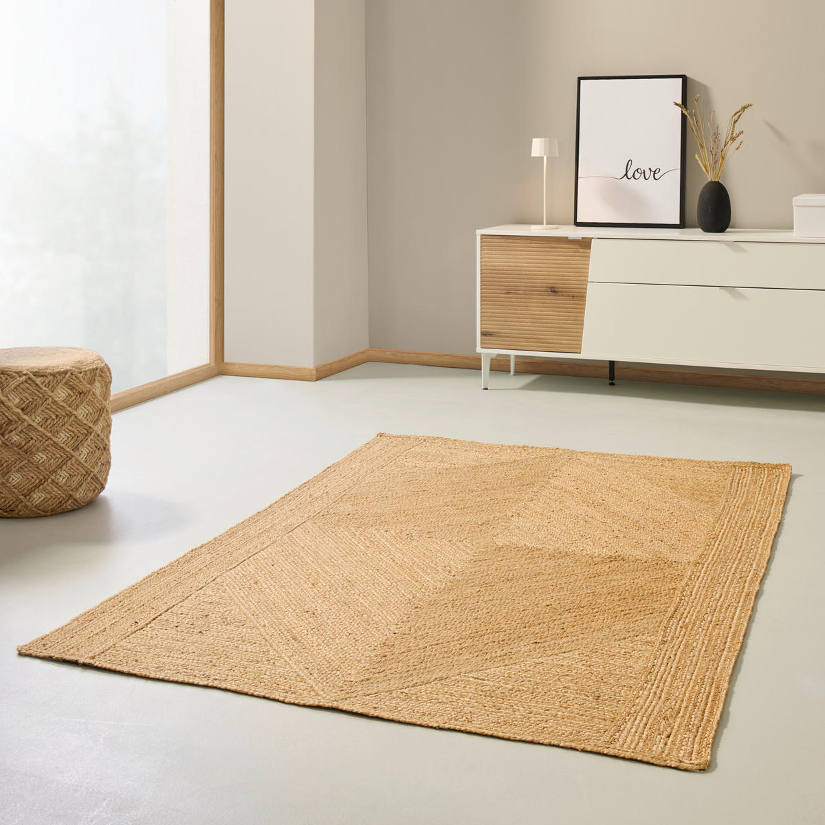 JUTETEPPICH 130/190 cm Naturfarben  - Naturfarben, Natur, Textil (130/190cm) - Linea Natura