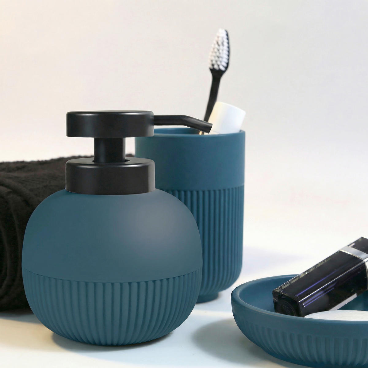 ZAHNBÜRSTENHALTER Kunststoff  - Petrol, Basics, Kunststoff (7/11cm) - MSV