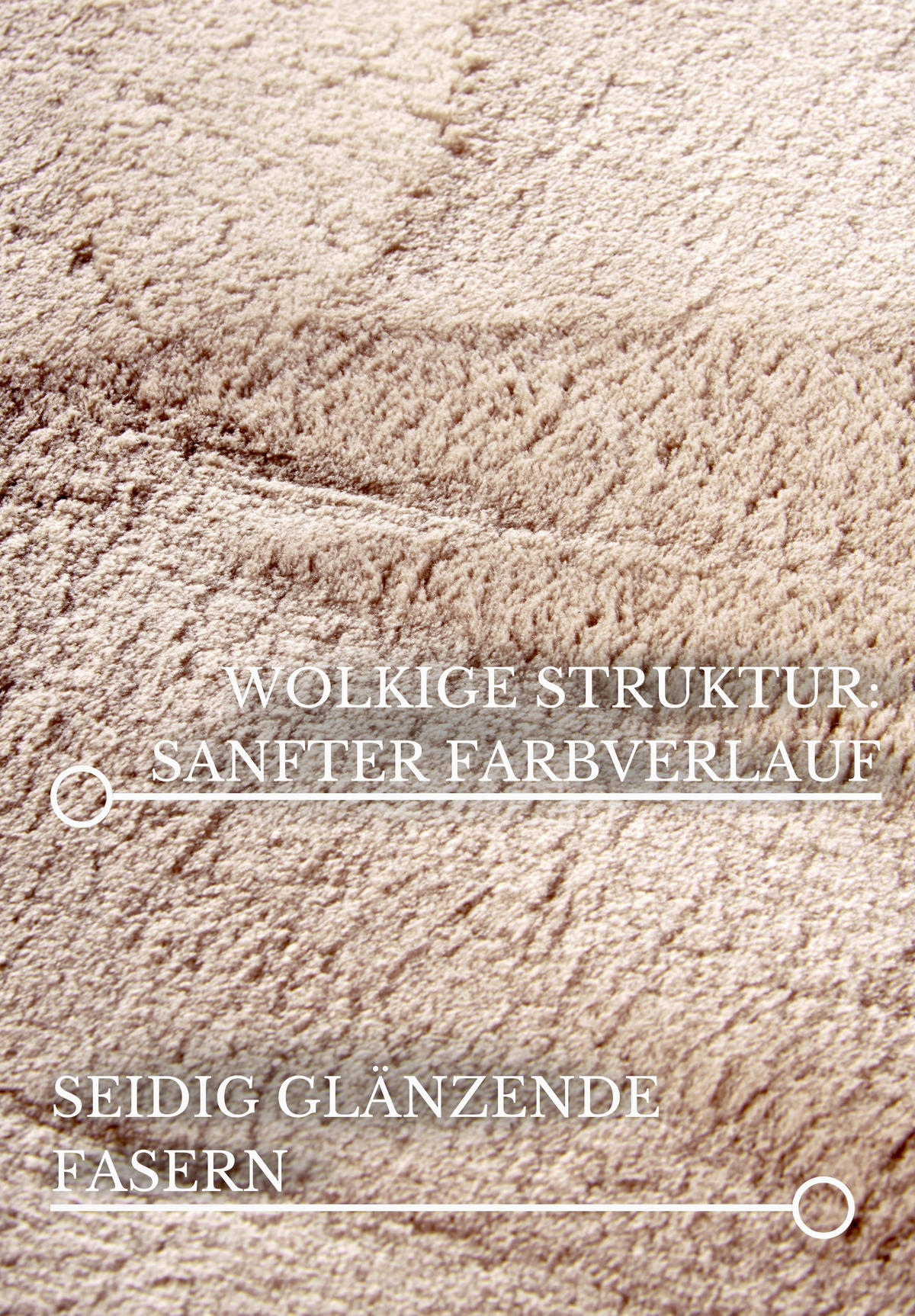 HOCHFLORTEPPICH 80/150 cm Kollektion 1899 Creme rechteckig  - Creme, Design, Textil (80/150cm) - Villeroy & Boch