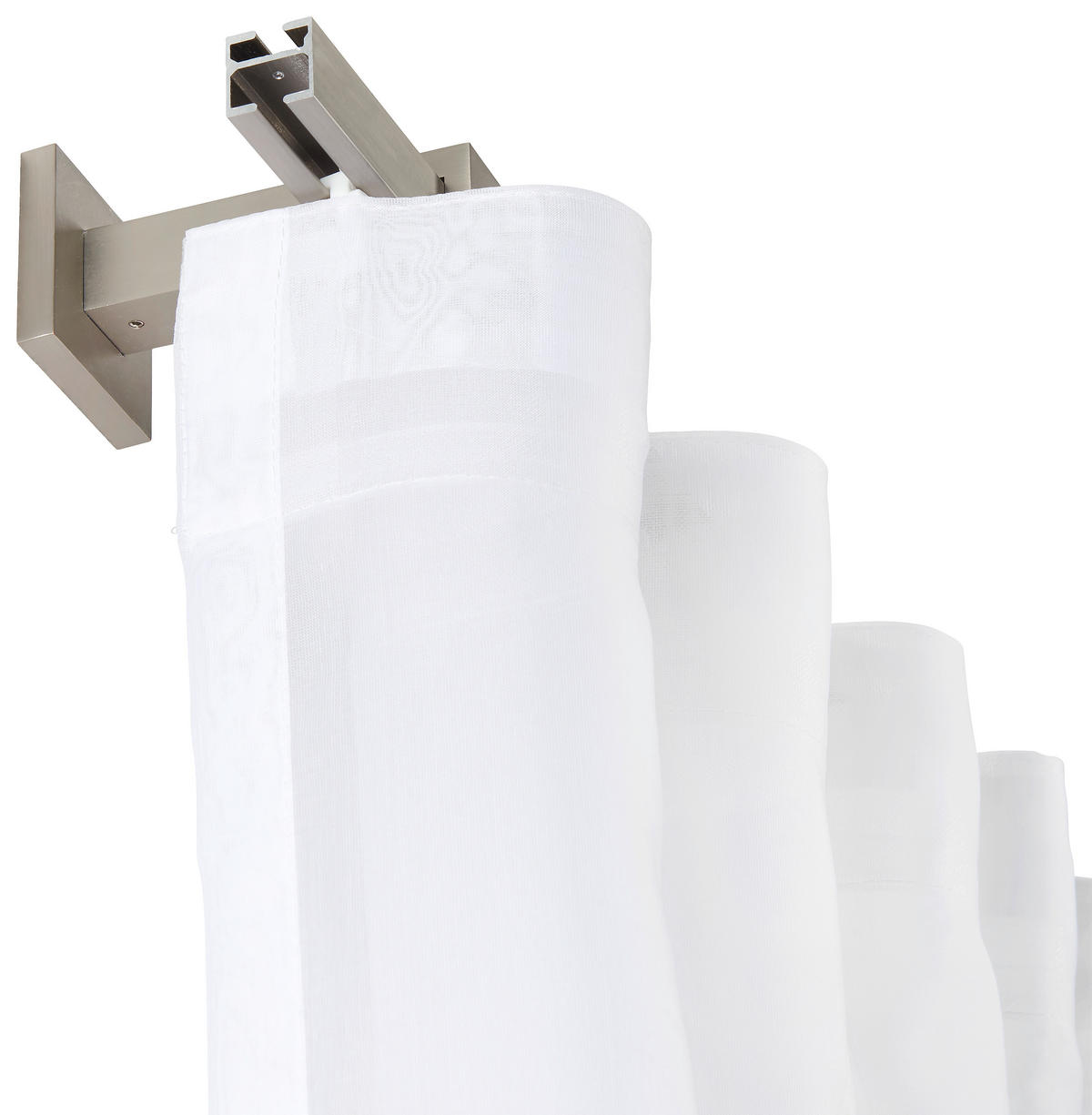 TYČ NA ZÁVĚSY A PŘÍSLUŠENSTVÍ  240 cm - barvy nerez oceli, Design, kov (240cm) - Homeware