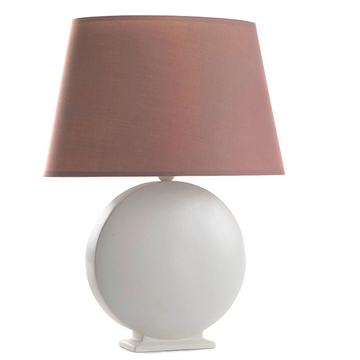 TISCHLEUCHTE 45/20/60 cm   - Erlefarben/Weiß, Basics, Keramik/Textil (45/20/60cm)