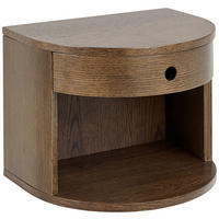 NACHTTISCH 40/30/31,5 cm  in furniert Eiche dunkel  - Eiche dunkel, Modern, Holzwerkstoff (40/30/31,5cm) - MID.YOU