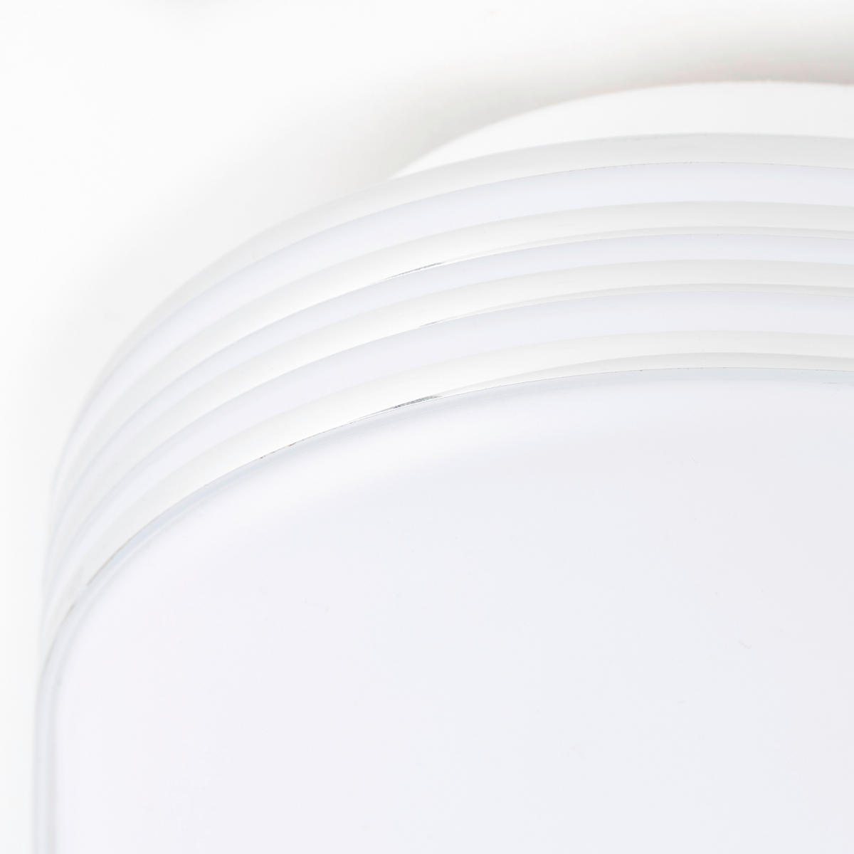 LED-DECKENLEUCHTE     - Chromfarben/Weiss, Konventionell, Kunststoff/Metall (6/54/54cm) - Brilliant