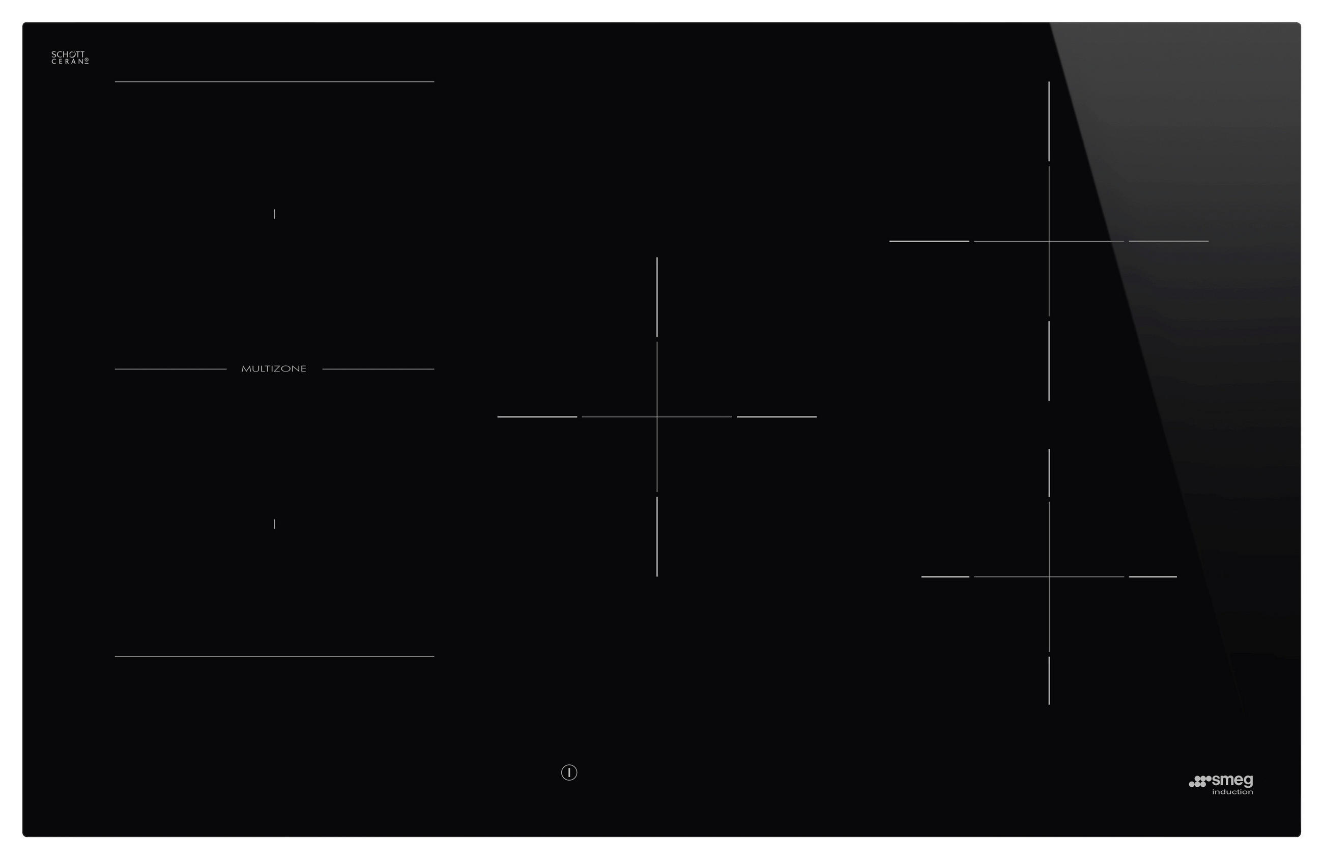 INDUKTIONSKOCHFELD SI1M4854D  - Schwarz, Basics, Glas (80/53/51cm) - SMEG
