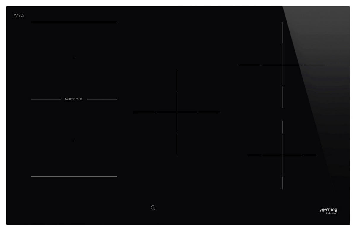 INDUKTIONSKOCHFELD SI1M4854D  - Schwarz, Basics, Glas (80/53/51cm) - SMEG