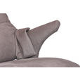 CHEFSESSEL Webstoff Grau, Alufarben  - Alufarben/Grau, Design, Textil/Metall (78/115-122/81cm) - Novel