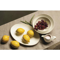 KAVNI SERVIS  Savona  18-delni      - zlate barve/biserna, Basics, keramika - Seltmann Weiden