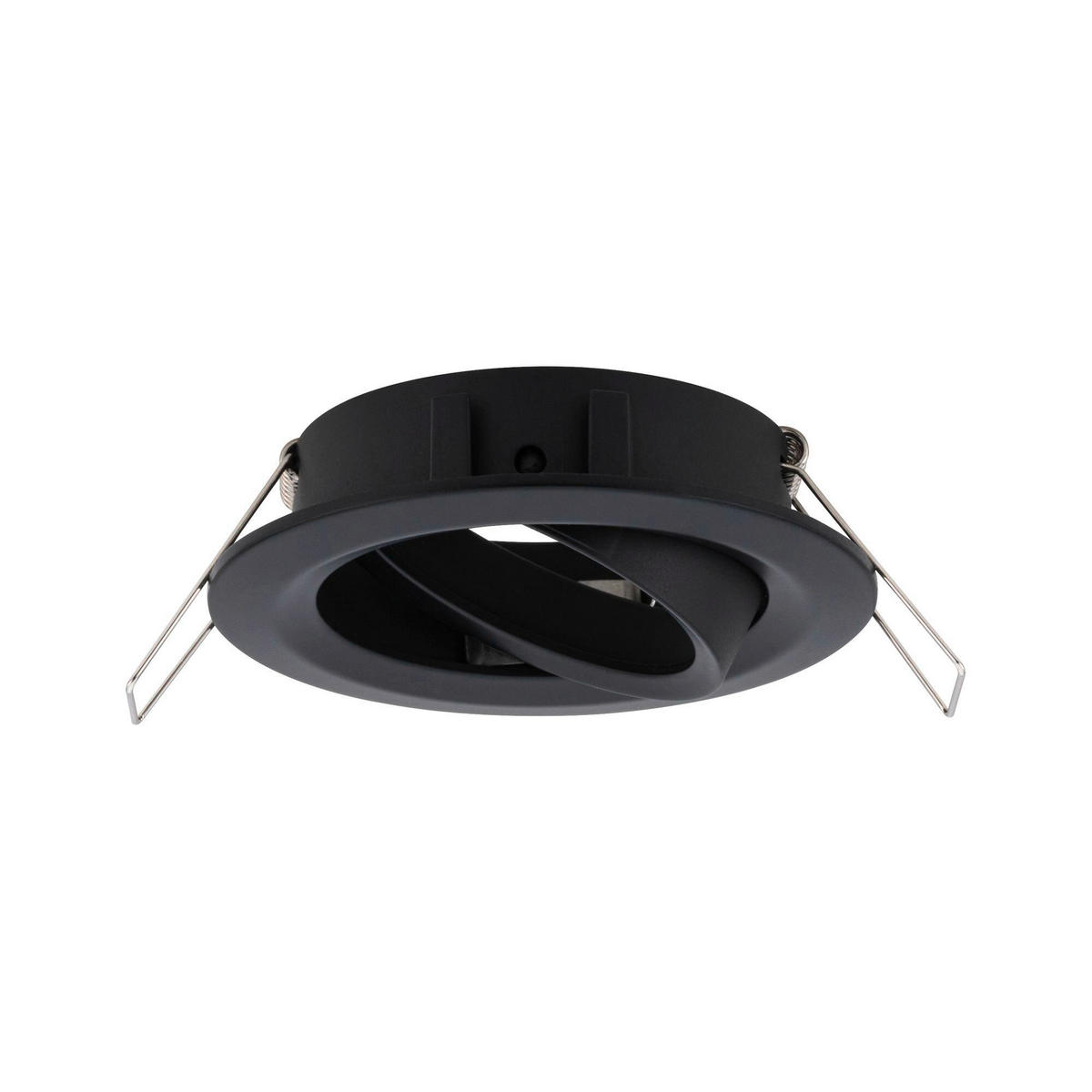 DECKENLEUCHTE 8,4 cm  - Schwarz/Alufarben, Basics, Metall (8,4cm) - Paulmann