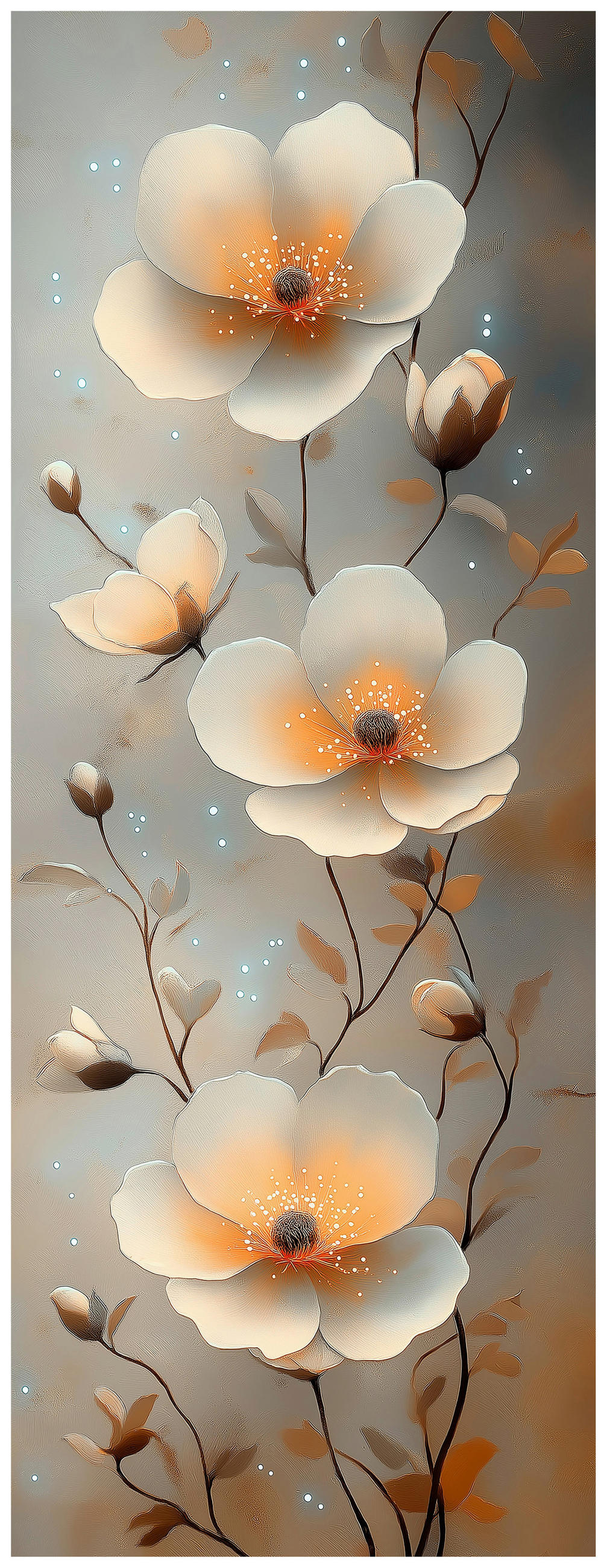 GLASBILD Blumen  - Multicolor, Basics, Glas (30/80/1,40cm) - Euroart