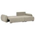 ECKSOFA Mintgrün Flachgewebe Zierkissen, Rückenkissen, Bettkasten, Schlaffunktion, Rücken echt, Liegefläche im Originalstoff  - Schwarz/Mintgrün, KONVENTIONELL, Kunststoff/Textil (145/285cm) - Carryhome