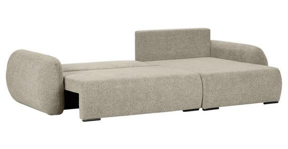 ECKSOFA Mintgrün Flachgewebe Zierkissen, Rückenkissen, Bettkasten, Schlaffunktion, Rücken echt, Liegefläche im Originalstoff  - Schwarz/Mintgrün, KONVENTIONELL, Kunststoff/Textil (145/285cm) - Carryhome
