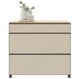 SCHUHKIPPER  in 120/108/31 cm  - Eichefarben/Anthrazit, Design, Glas/Holzwerkstoff (120/108/31cm) - Dieter Knoll