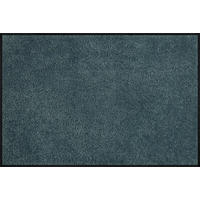 FUSSMATTE 60/90 cm Denim Blue  - Blau, Design, Kunststoff/Textil (60/90cm) - wash+dry
