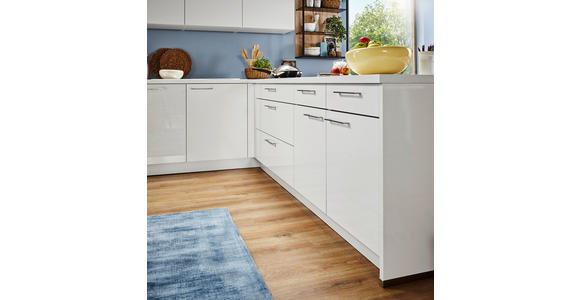 EINBAUKÜCHE - Weiß, Design, Holzwerkstoff - Dieter Knoll