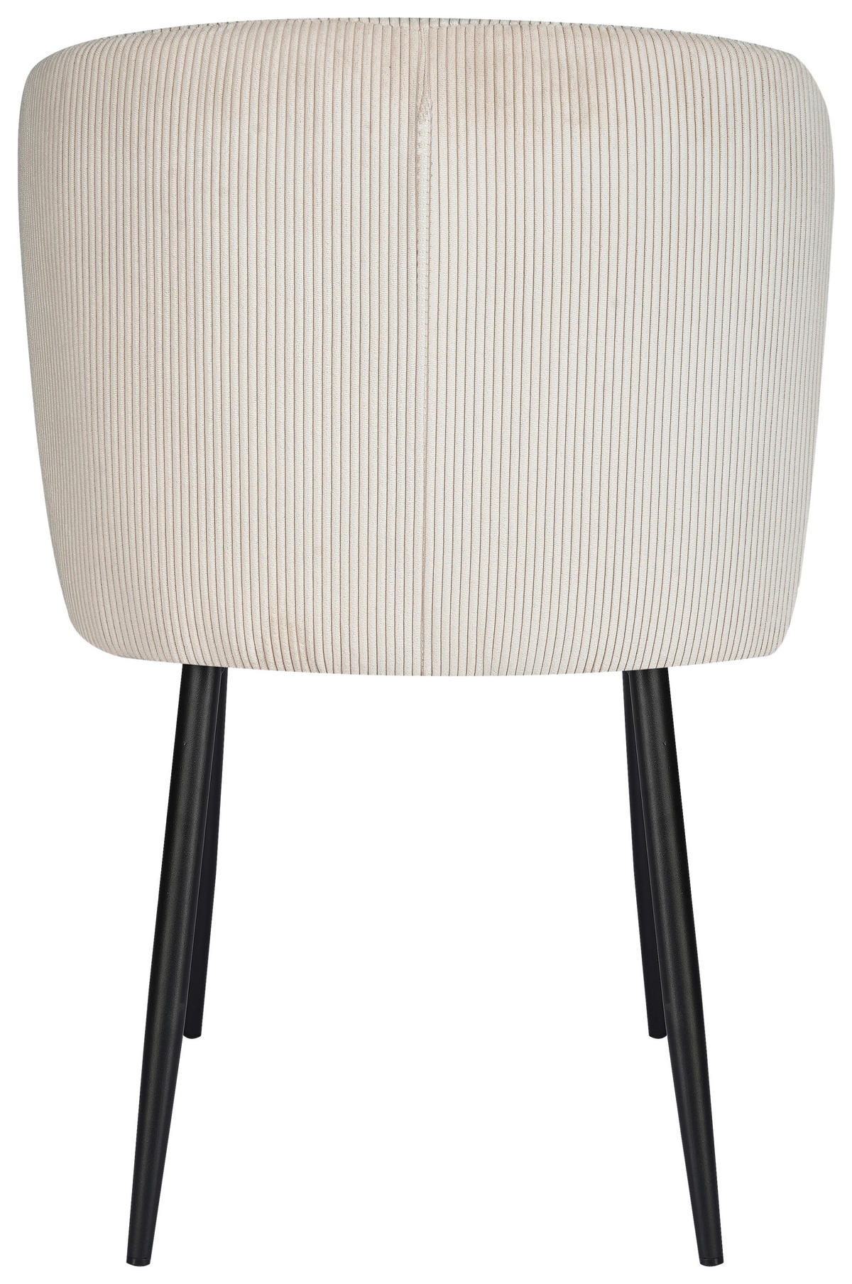 STUHL  Stoffauswahl Cord  Schwarz, Beige  - Beige/Schwarz, Design, Textil/Metall (56/78/59cm) - Stylife