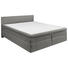 BOXSPRINGBETT 180/200 cm in Grau, Silberfarben - Silberfarben/Grau, Basics, Holzwerkstoff/Kunststoff (180/200cm) - Carryhome BOXSPRINGBETT 180/200 cm in Grau, Silberfarben - Silberfarben/Grau, Basics, Holzwerkstoff/Kunststoff (180/200cm) - Carryhome
