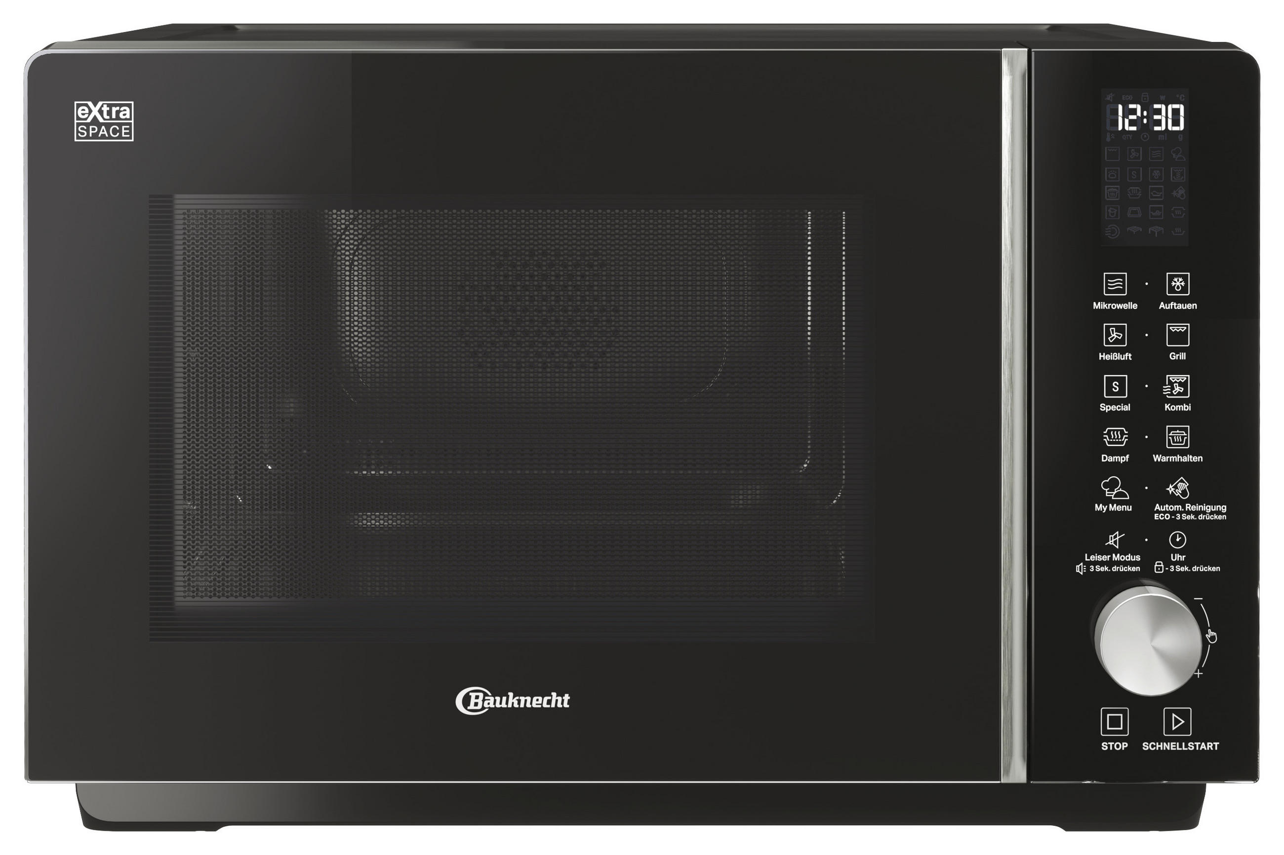 MIKROWELLE MF 255 B  - Schwarz, Trend, Metall (49/32,5/46,8cm) - Bauknecht