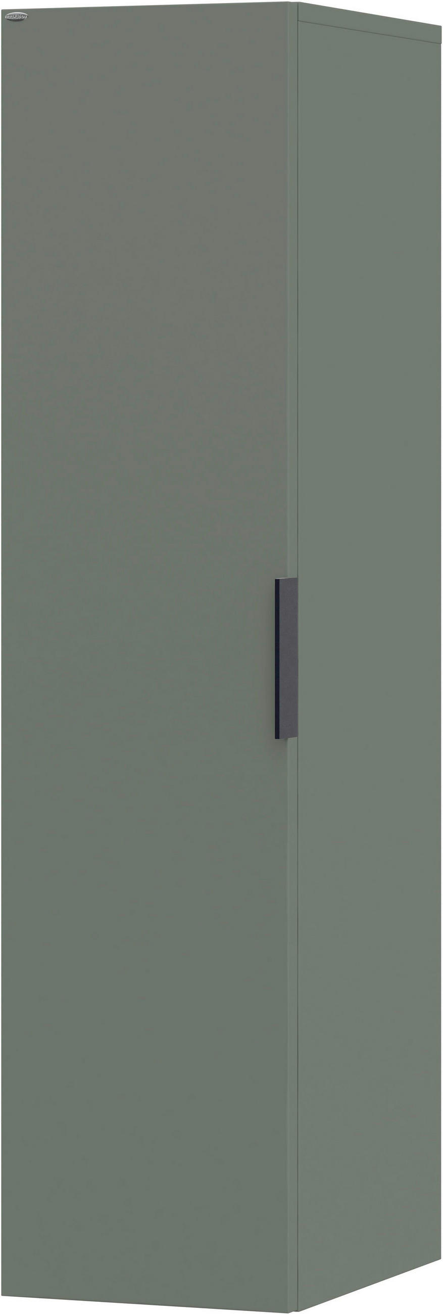 MIDISCHRANK 31,9/128/35 cm  - Schwarz/Graugrün, LIFESTYLE, Glas/Holzwerkstoff (31,9/128/35cm) - Voglauer