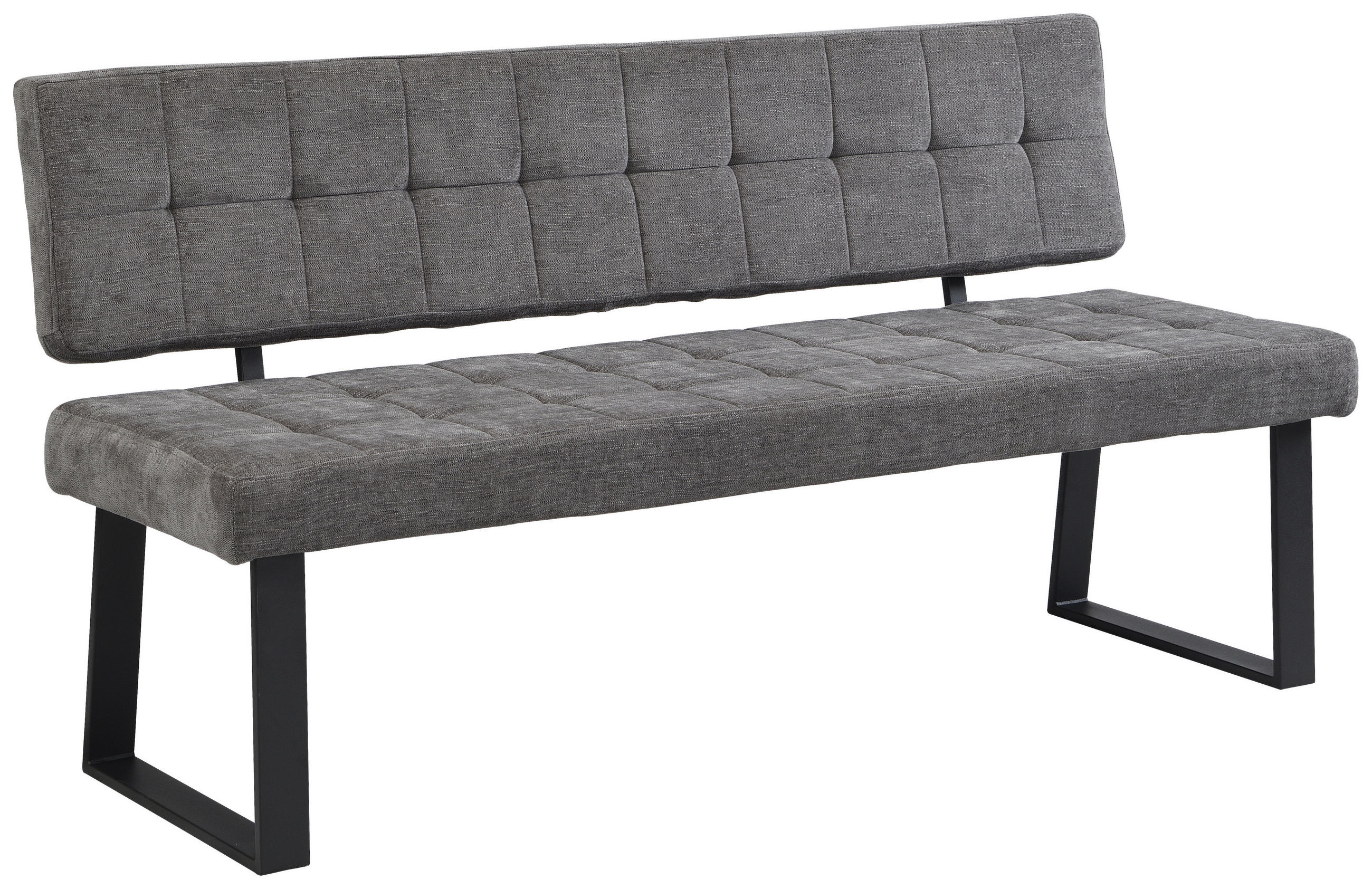 Livetastic Sitzbank Hellgrau 160x85x56 cm