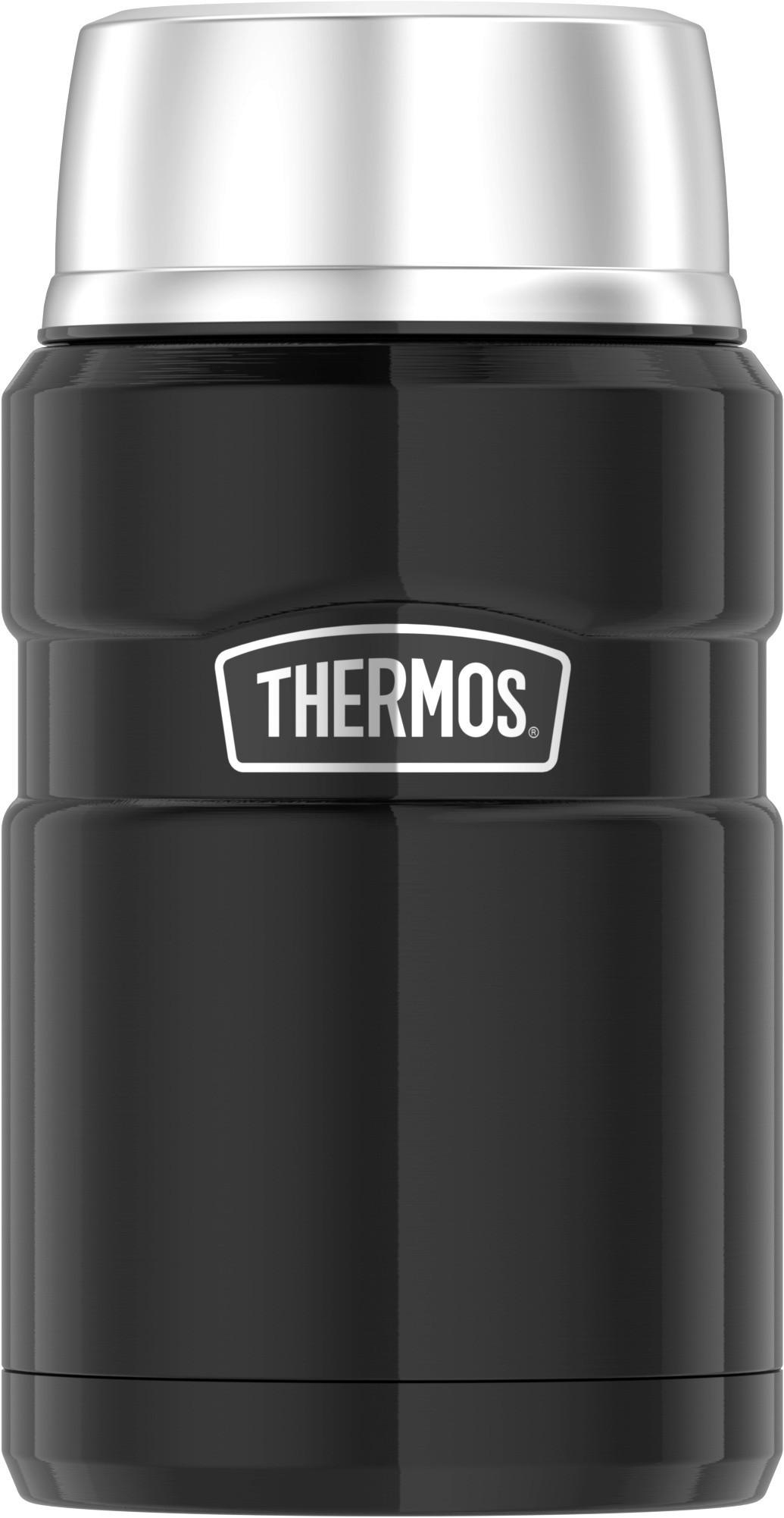 ISOLIERSPEISEGEFÄSS Stainless King 0,71 L  - Schwarz Hochglanz, Metall (0,71l) - Thermos