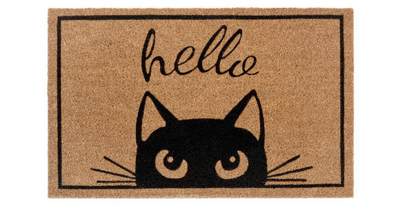 KOKOSMATTE 45/70 cm Mix Mats - Hellbraun/Schwarz, Basics, Naturmaterialien/Kunststoff (45/70cm) - Esposa