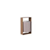 TISCHLEUCHTE 16/15/27 cm   - Taupe/Braun, Design, Textil/Metall (16/15/27cm)