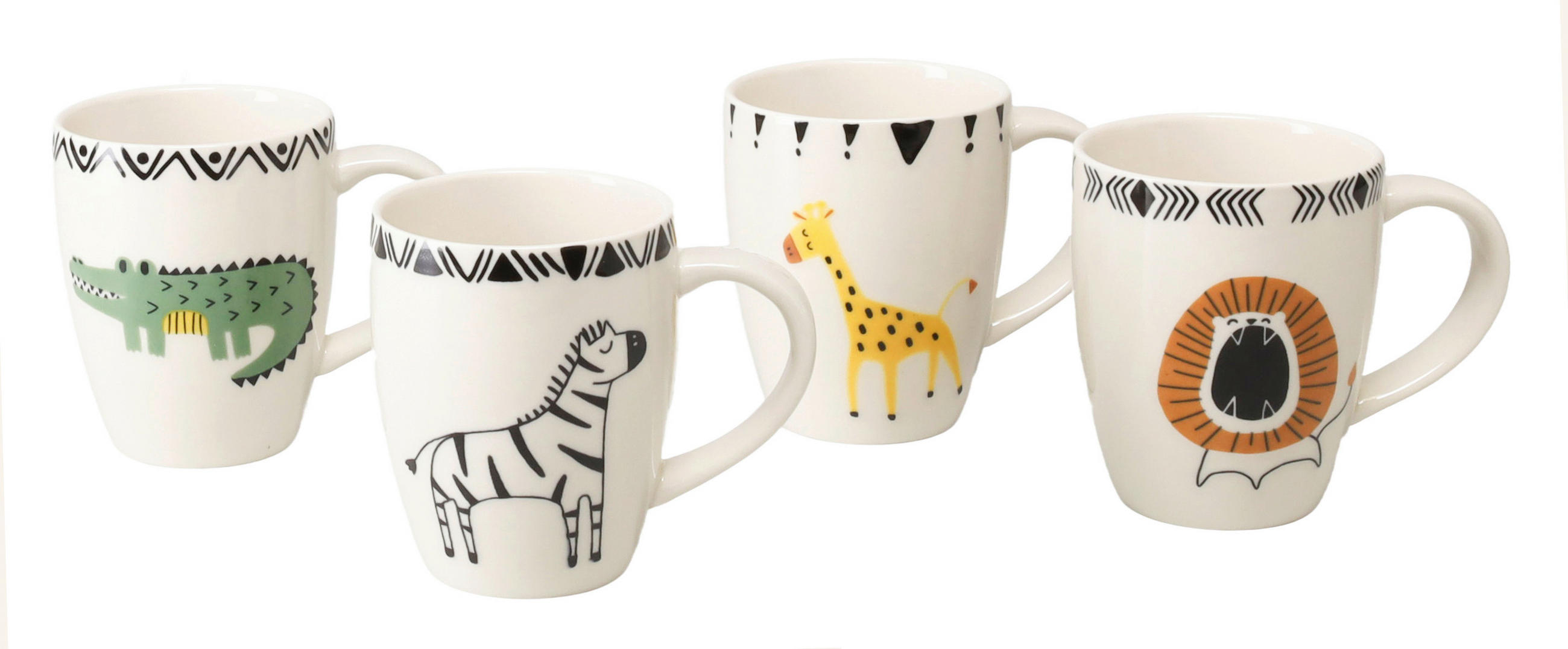 KINDERBECHER Safari  - Multicolor, Basics, Keramik - Creatable