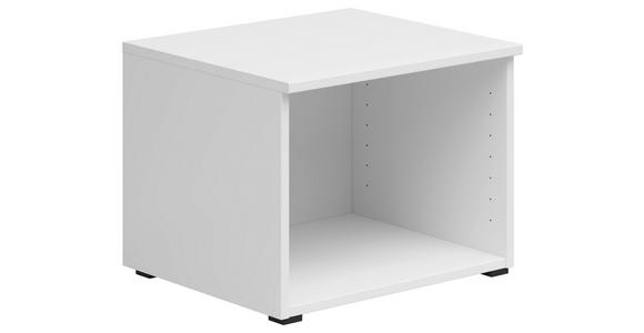 REGALAUFSATZ Weiß  - Weiß, MODERN, Holzwerkstoff (45/35/40cm) - Carryhome