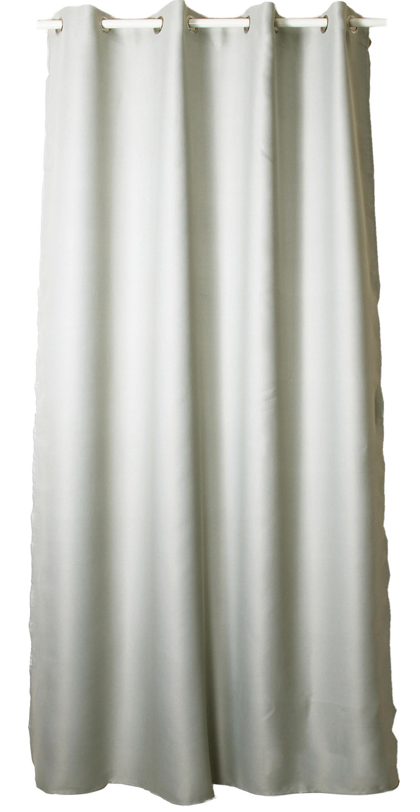 RINGLIS FÜGGÖNY blackout (fényzáró)  - ezüstszínű, Basics, textil (140/260/0.2cm)