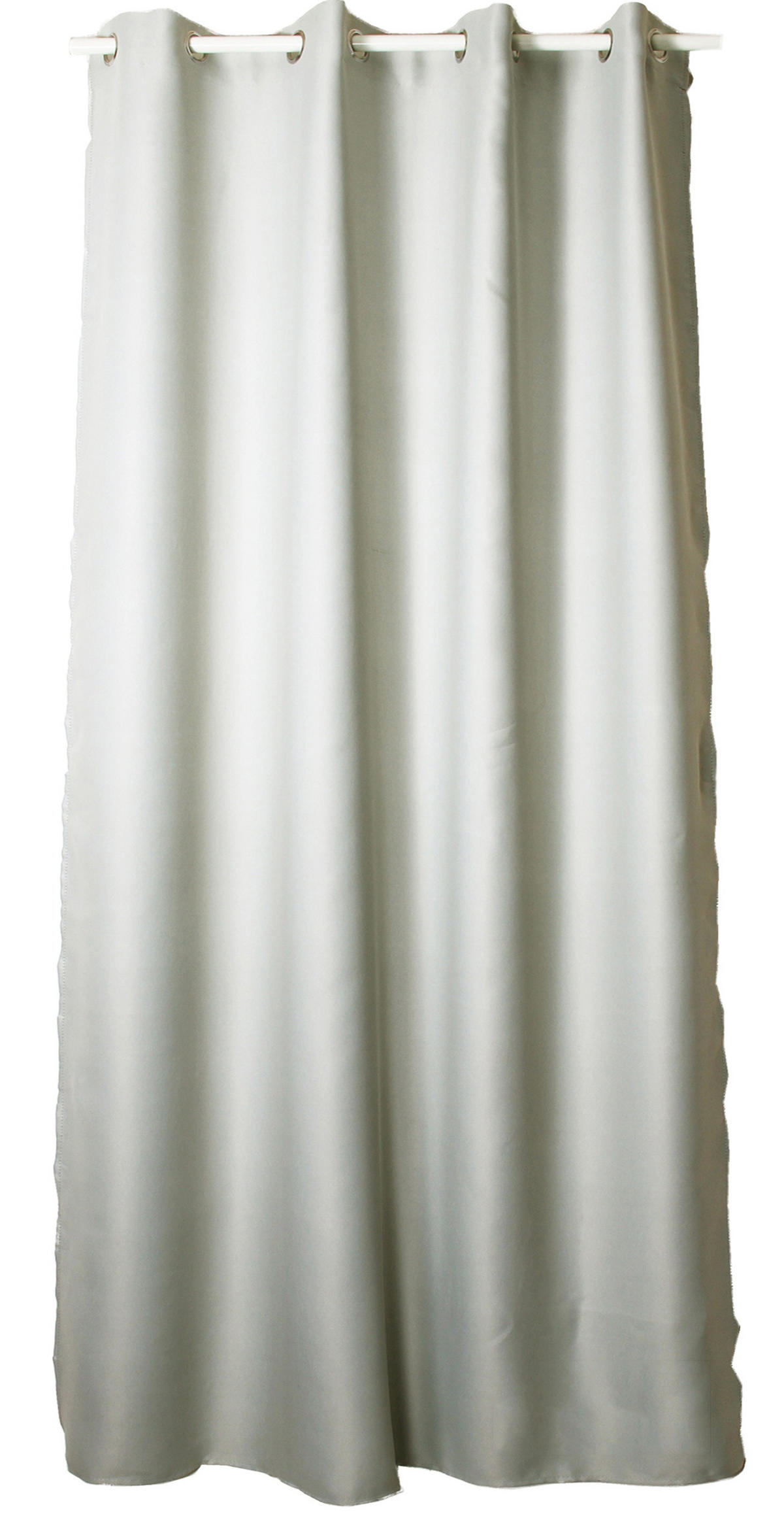 RINGLIS FÜGGÖNY blackout (fényzáró)  - ezüstszínű, Basics, textil (140/260/0.2cm)