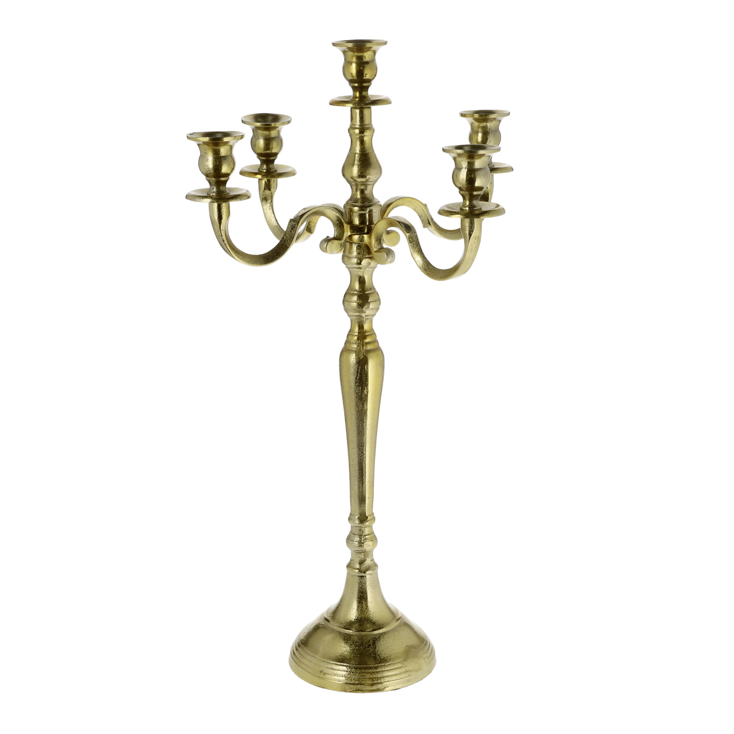 X-Mas Kerzenhalter Gold 36x60x36 cm
